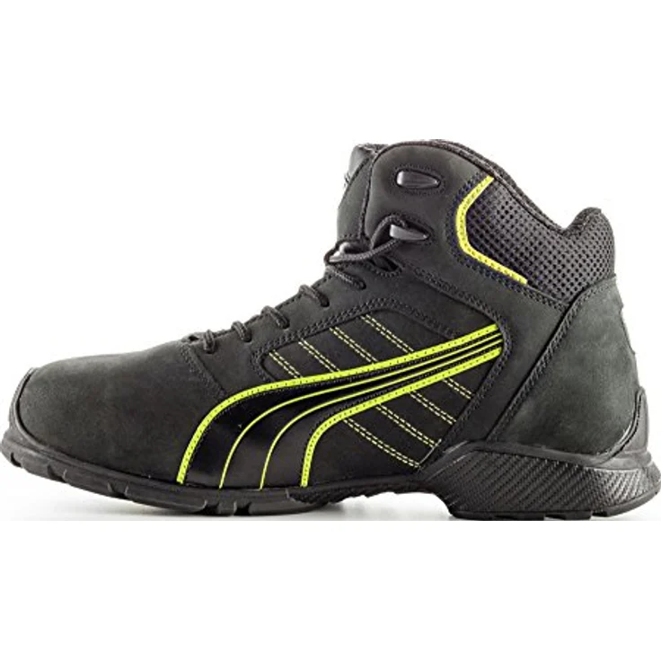 ELC Sicherheitsschnürstiefel Rio Black Mid 632250, S3, Gr. 46 Puma Arbeitsschuh, schwarz-blau, Aluminiumkappe, flexibler FAP®-Durchtrittschutz – Bild 3