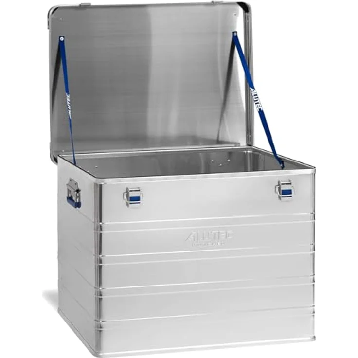 ALUTEC MÜNCHEN Aluminiumbox Industry 243, Werkzeugbox mit 243 l Volumen, Innenmaße 750 x 550 x 590 mm, staub-/spritzwassergeschützt, 8,98 kg Gewicht – Bild 2