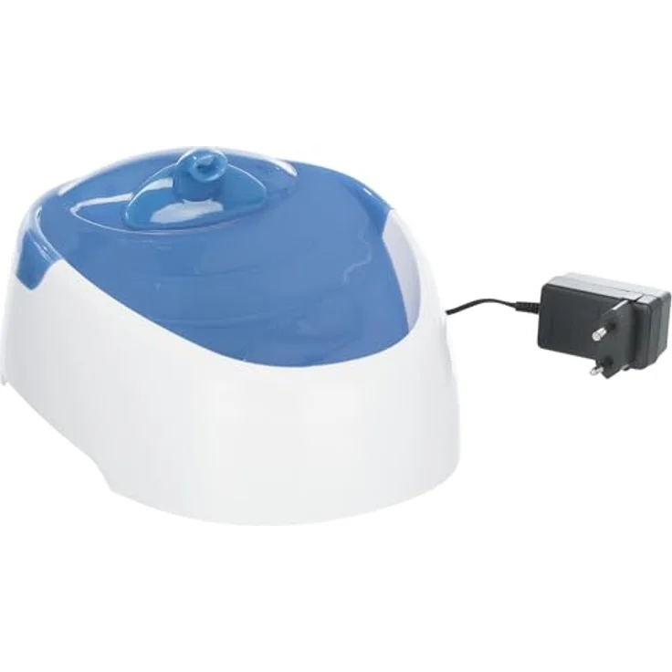 Trixie Wasserautomat Duo Stream 1 l, weiß-blau – Bild 5