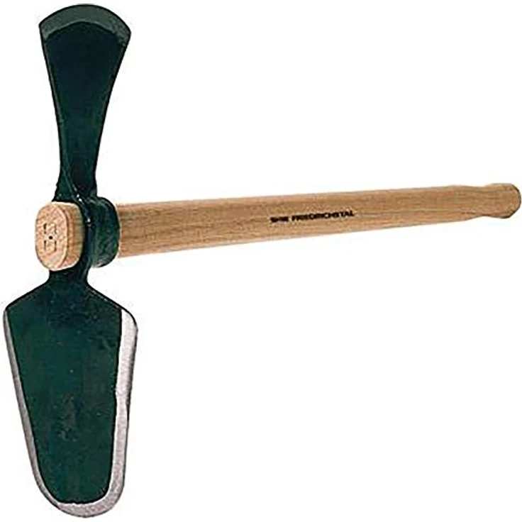 SHW Schmiedetechnik Wiedehopfhacke, Ovalblatt mit Eschenstiel 105 cm – Bild 2