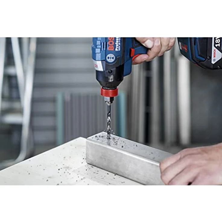 BOSCH Holzbohrer Impact Control HSS mit Sechskantschaft, 3,2 x 36 x 75 mm, 1er-Pack für Stahl, Gusseisen und Kunststoff – Bild 5