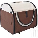 PawHut Stabile, faltbare Transporttasche für kleine Hunde, Welpen, Katzen und andere Kleintiere! Größe S