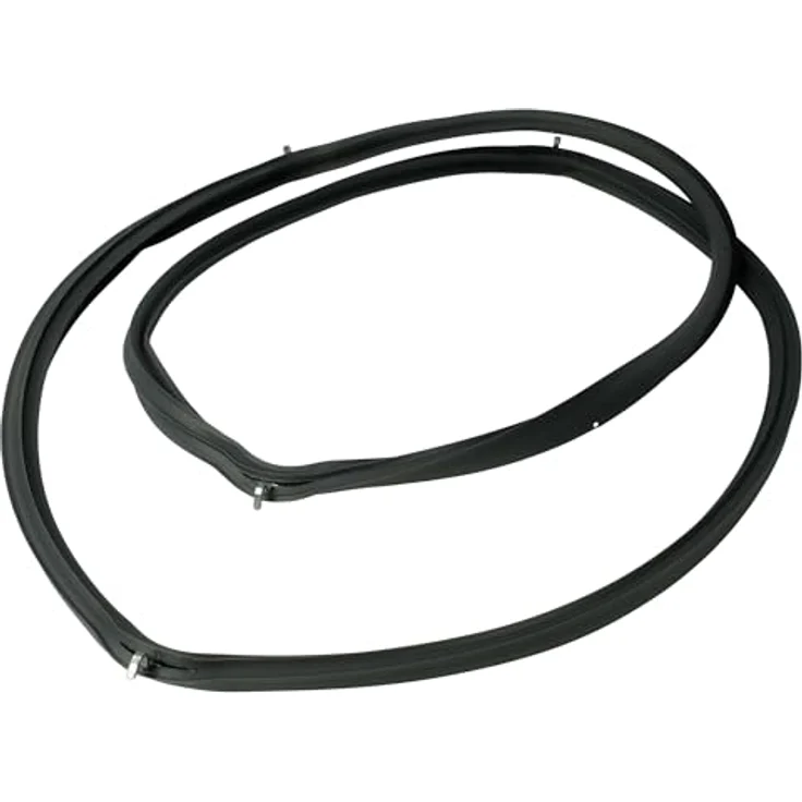 vhbw Türdichtung für Siemens HB33GB550J/61, passgenau, schwarz, temperaturbeständig, mit 90° Winkelhaken – Bild 3