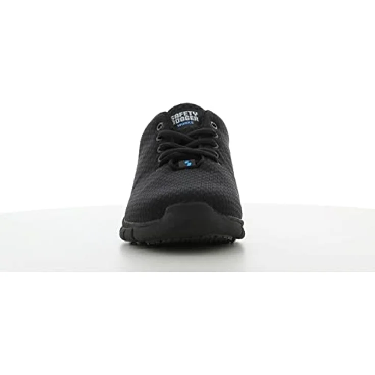 Safety Jogger KASSIE O1 A SRC Sicherheitsschuh, atmungsaktiver Halbschuh mit rutschfester Laufsohle und ergonomischem Design, schwarz – Bild 7