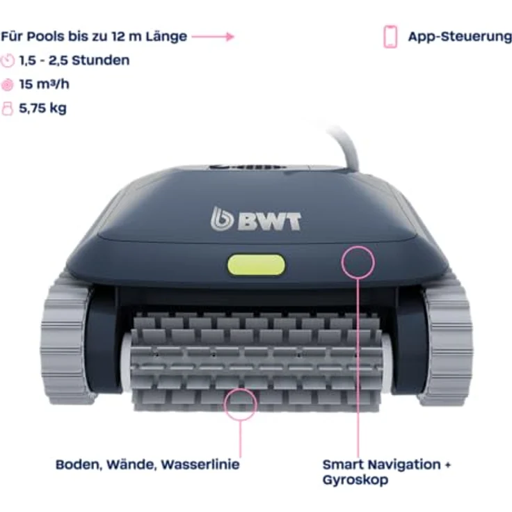 my POOL BWT Poolroboter ES 800, geeignet für alle Pools bis 12m Länge – Bild 4
