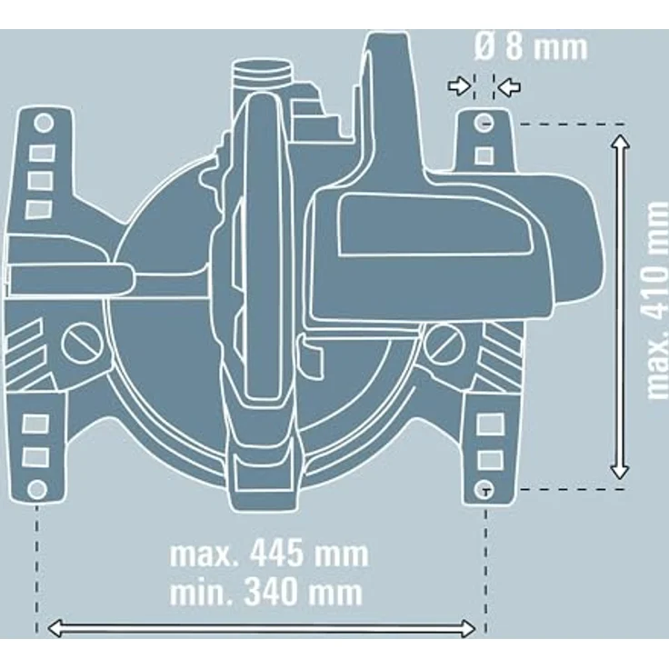 Original Einhell Untergestell E-Stand (passend für Einhell Classic und Expert Kapp- und Zug-Kapp-Gehrungssägen sowie viele weitere Modelle am Markt) – Bild 5