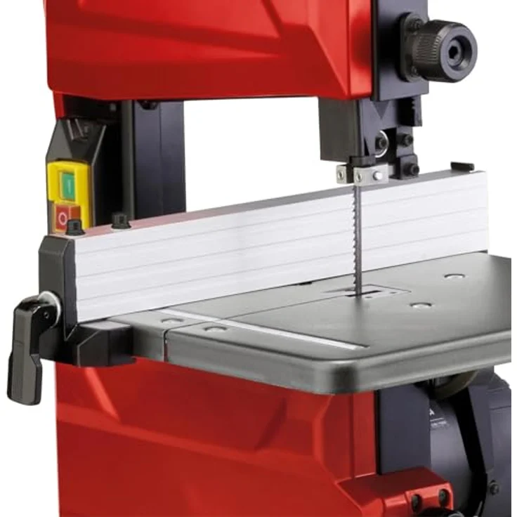 Einhell Bandsäge TC-SB 200/1, Werkzeugloser Sägeblattwechsel, Parallelanschlag, Höhenverstellung, kugelgelagerte Führung, Tisch stufenlos neigbar – Bild 3