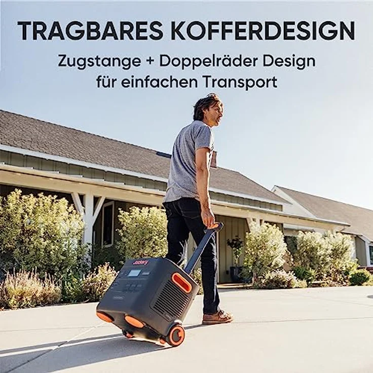 Jackery Tragbare Powerstation Explorer 2000 Plus 2042,8 Wh, Solar Generator LiFePO4-Batterie, 3.000 W Ausgang, AC-Schnellladung in 1,7 Std., für Camping und Notfälle zu Hause – Bild 5