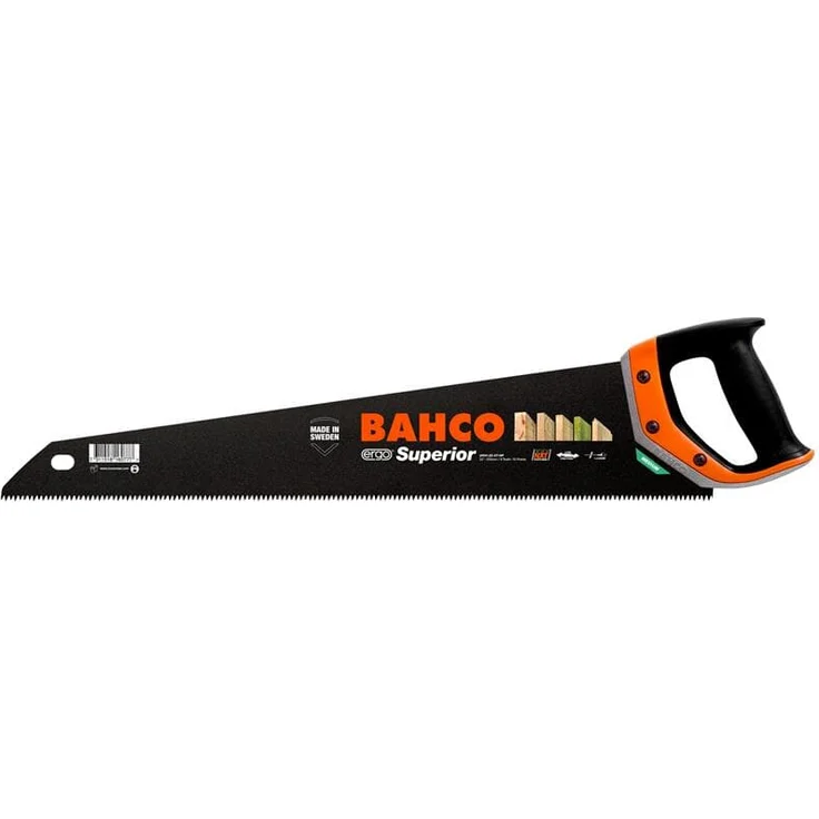 Bahco Fuchsschwanz Superior 2600-19-XT-HP 475 mm Profi ERGO Handsäge Holzsäge  Korrosionsschutzbeschichtung, XT-Verzahnung, gehärtete Zahnspitzen, verstärktes Blatt – Bild 1