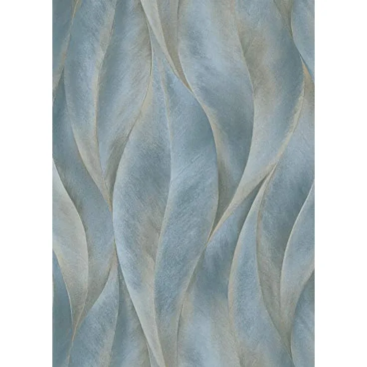 Guido Maria Kretschmer Tapete Vlies Blätter grau-blau 10148-44 10,05 x 0,53 m