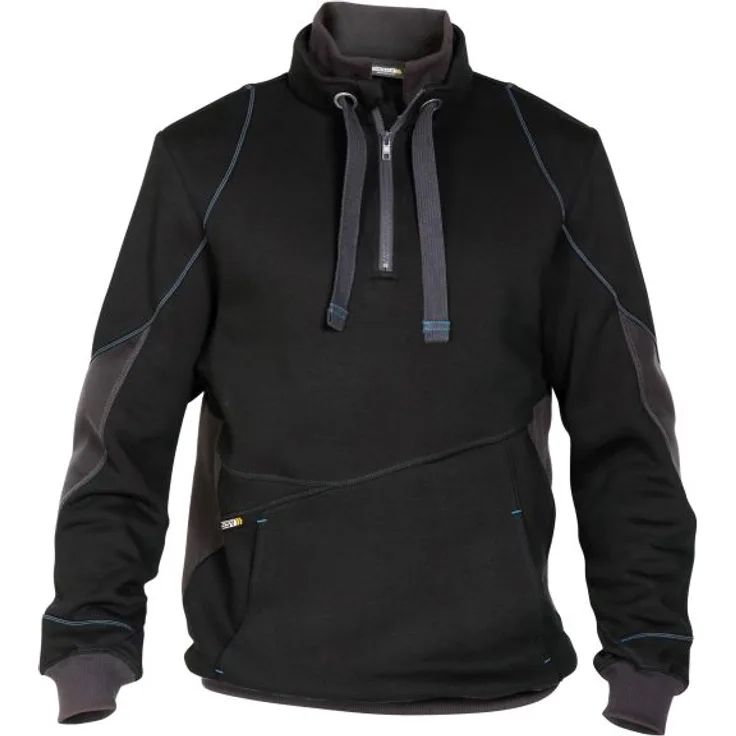 DASSY Stellar - Sweatshirt schwarz/anthrazitgrau M STANDARD
