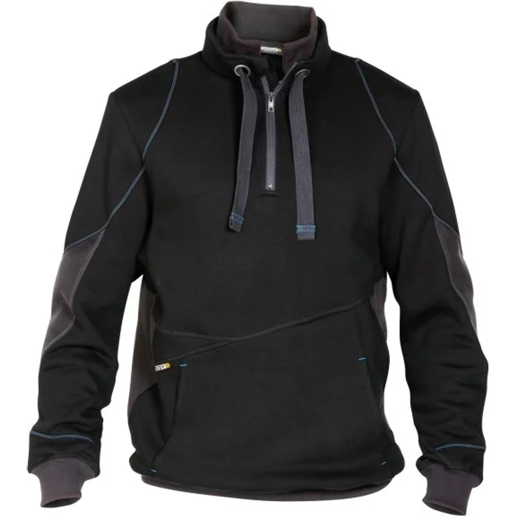 DASSY Stellar - Sweatshirt schwarz/anthrazitgrau M STANDARD – Bild 1