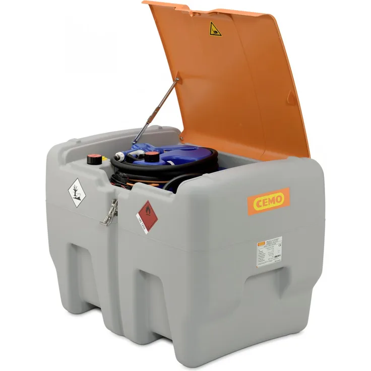 Cemo MO DT-MOBIL EASY COMBI Mobile Dieseltankanlage 440-50 Liter E-Pumpe 12V und Klappdeckel