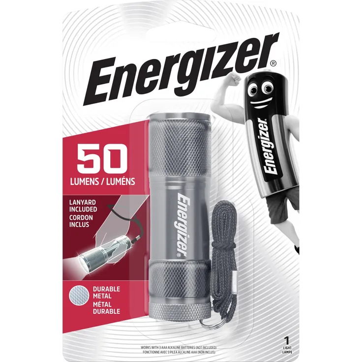 Energizer Taschenlampe 3 LED Metal Light silber