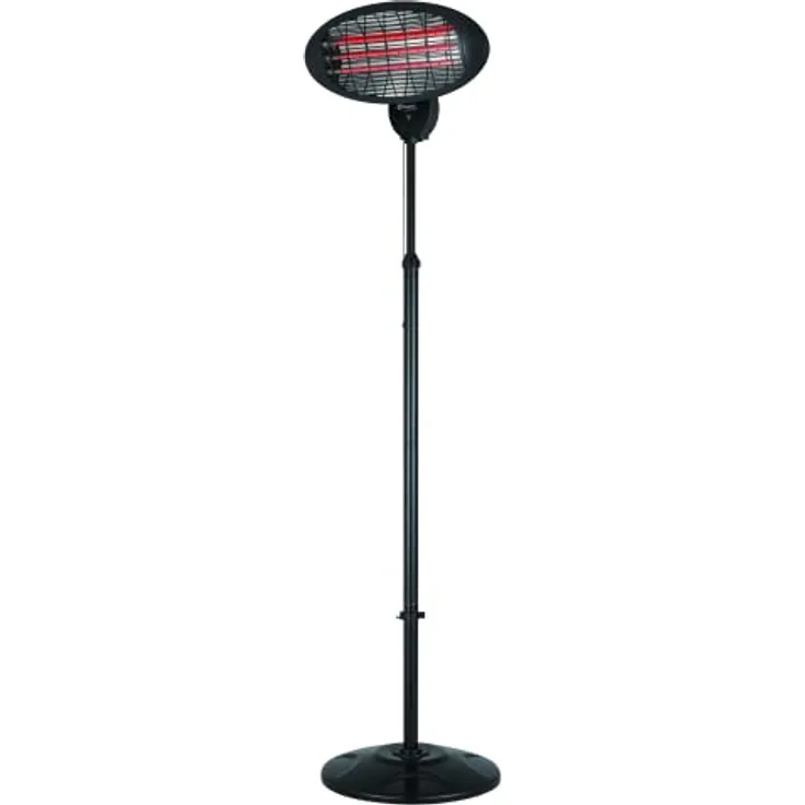 Tepro Garten Terrassen-Strahler 2000W Schwarz