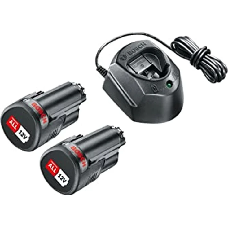 Bosch Home and Garden 1600A01L3E Bosch Starter Set (2 Akku, 12 Volt System, im Karton), 12 V – Bild 4