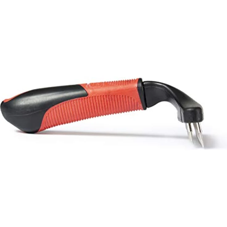 Karlie Unterwoll-Harke Doppelreihig, Hundekämme, Gummi, Rot/Schwarz, 16,5x11x6 cm – Bild 4