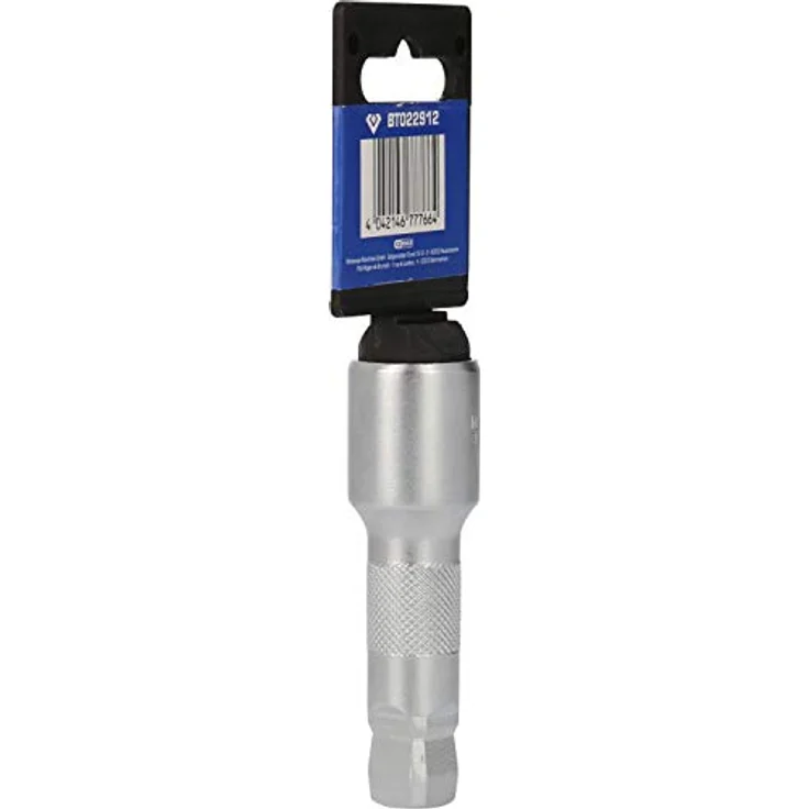 Brilliant Tools Bit- und Steckschlüsselset, 1/2" Schwenkbare Verlängerung 75 mm aus Chrom-Vanadium-Stahl, matt verchromt – Bild 8