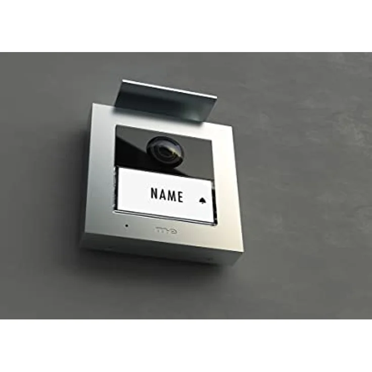m-e VS-21 S Vistasmart iP Video-Türsprechstation aus silber beschichtetem Aluminium | Türklingel mit Kamera und RFID | Klingel mit Kamera, WLAN/LAN | Video Türklingel Eingangsüberwachung IP44 – Bild 2