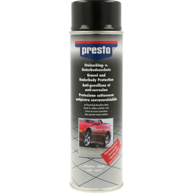 presto Steinschlag- und Unterbodenschutz schwarz, 500 ml – Bild 1