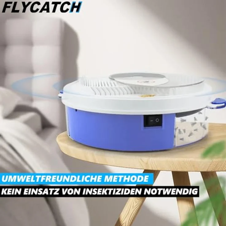 MAVURA FlyCatch Elektrischer Fliegenfänger Fliegenfalle Fly Trap Insektenvernichter USB - Preisvergleich – Bild 2