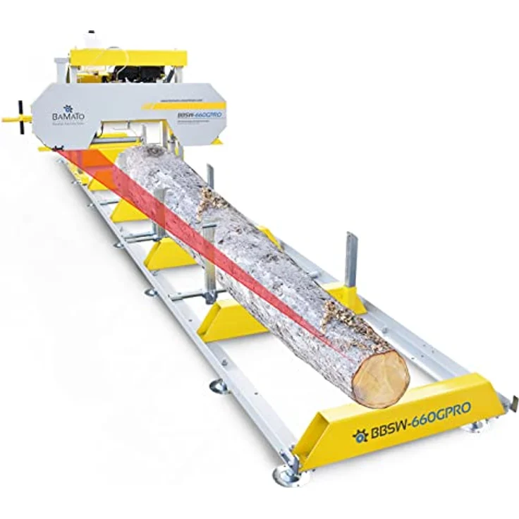 BAMATO Blockbandsäge BBSW-660GPRO mit Benzinmotor und elektrischer Höhenverstellung – Bild 4