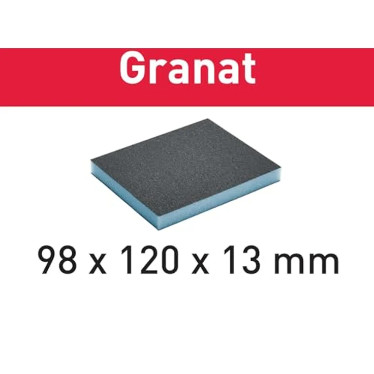 Festool Schleifschwamm 98x120x13 220 GR/6 Granat (201114) – Bild 3