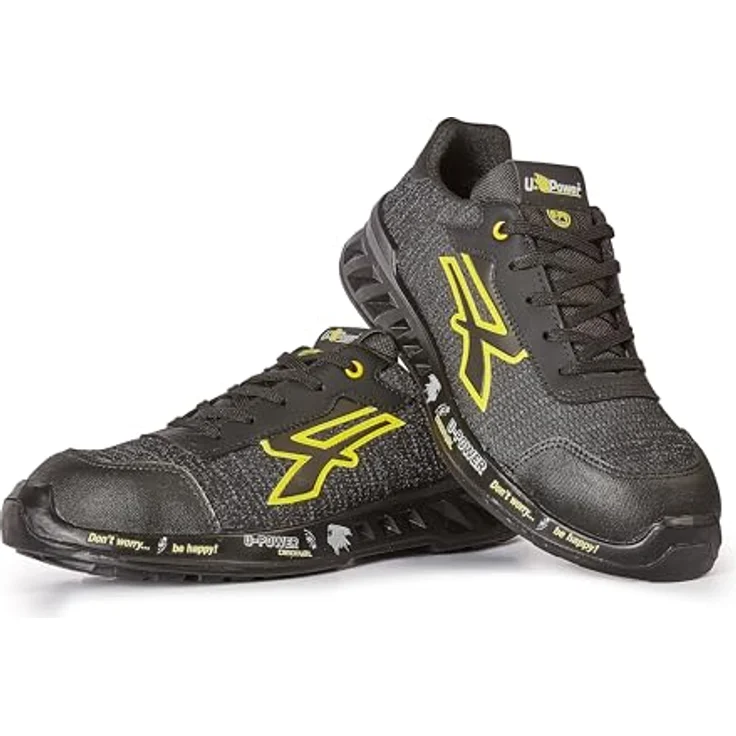 U-Power Frank Esd S1P Src Sicherheitsschuh, extrem leichter Sicherheitshalbschuh mit atmungsaktivem Nylon-Obermaterial und durchtrittsicherer Zwischensohle – Bild 5