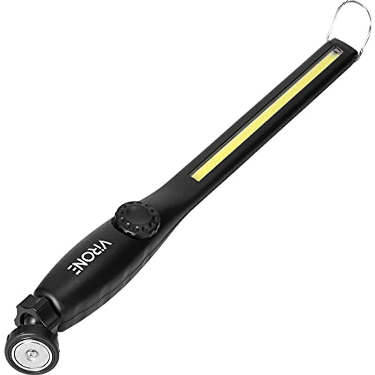 Virone WL-1, Kabellose LED Arbeitsleuchte mit Dimmfunktion, Magnet und Haken, 10W 400lm, 2000mAh – Bild 2