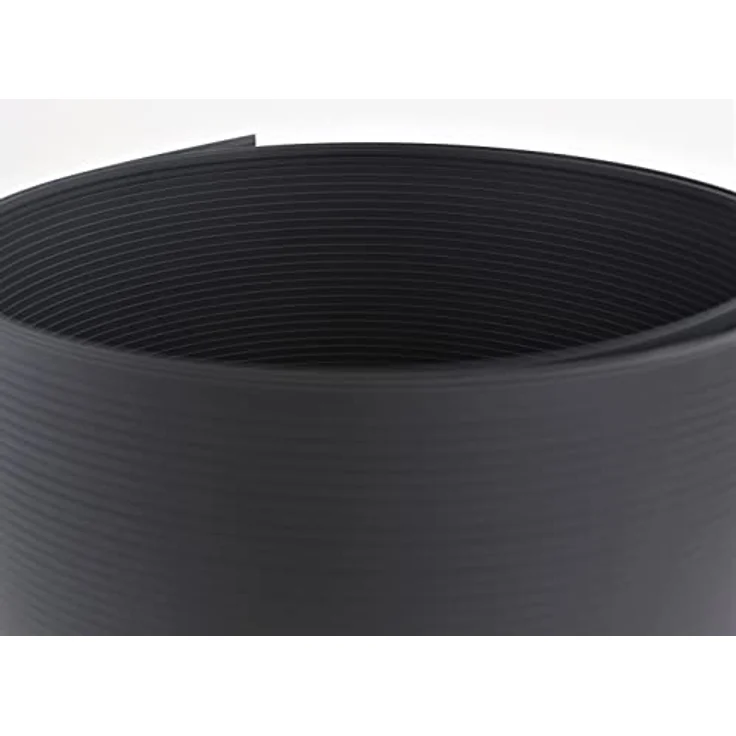 Gartenwelt Riegelsberger Premium Sichtschutzstreifen Hart-PVC für Doppelstabmatten Anthrazit RAL 7016 Länge 2,525 Meter Höhe 19 cm Stärke 1,35 mm 10 Stück – Bild 4