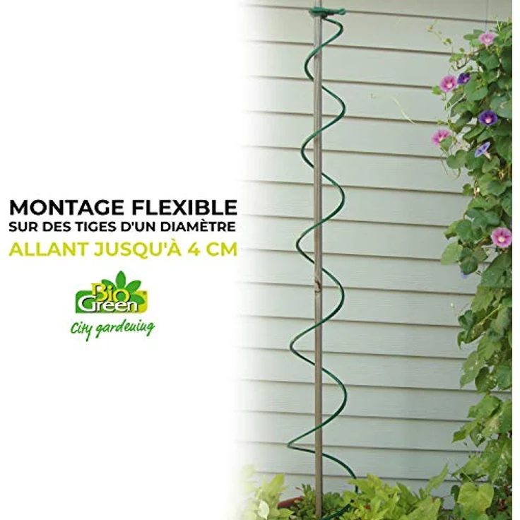 Bio Green Aufzuchtartikel Rankhilfe für Kletterpflanzen, Tomaten, Gurken, Schwarz – Bild 3