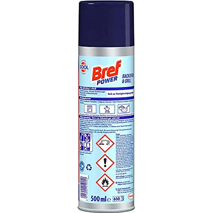 Sidol Bref Power Backofen & Grill Reiniger 500ml-10 min. Kraft-Formel(2er Pack) – Bild 3