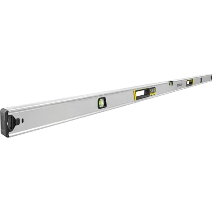 STANLEY FATMAX XTREME Hohlprofil-Wasserwaage, 200 cm aus Aluminium, mit vergrößerten Block-Libellen und stoßgedämpften Gummi-Endkappen, FMHT43680-1 – Bild 2