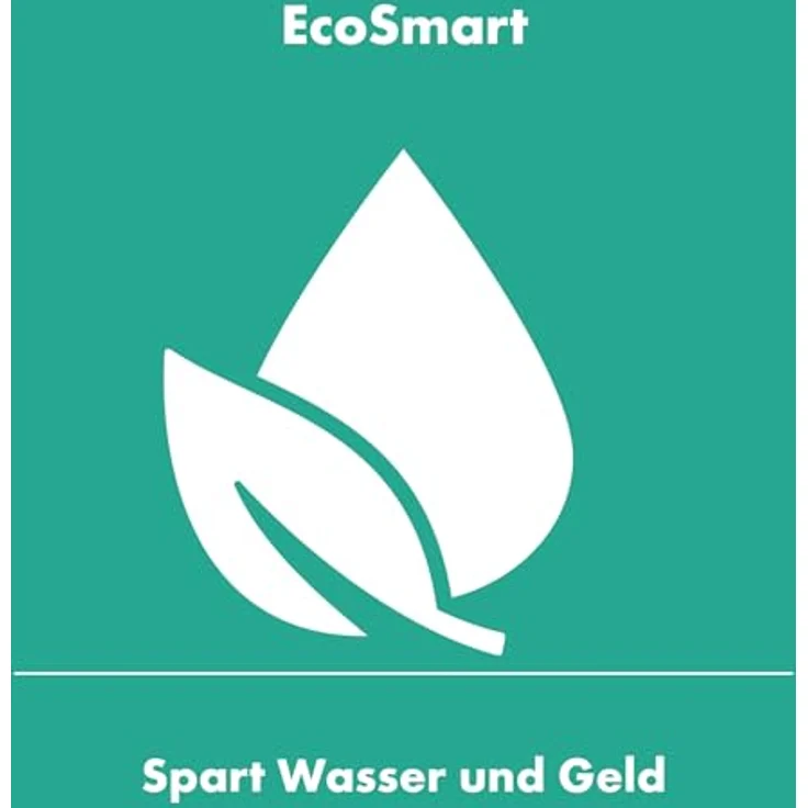 hansgrohe Vernis Shape, Badarmatur für Unterputz-2-Loch-Waschtisch, Einhebelmischer mit mattschwarzer Oberfläche, EcoSmart und AirPower Technologie – Bild 5