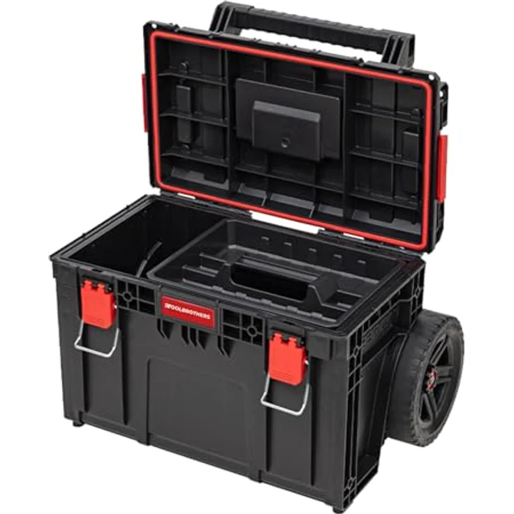 Tool Brothers RHINO XL Cart ECO, mobiler stapelbarer Werkzeugkoffer, 37 l, IP66, 100 kg, 590 x 425 x 660 mm – Bild 2