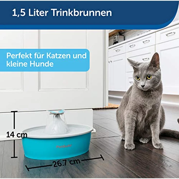 PetSafe Drinkwell Butterfly Pet Fountain, Futternapf – Bild 2