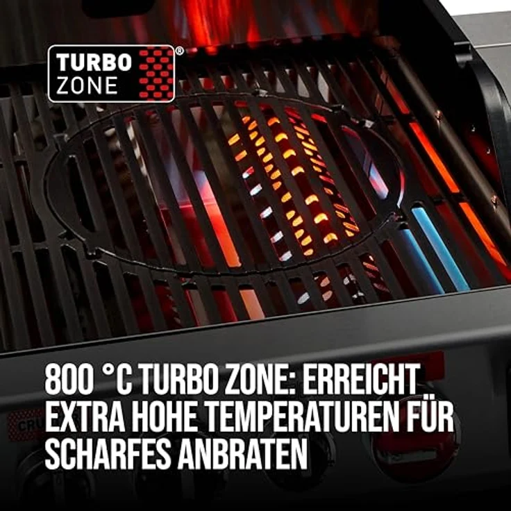 Enders Gasgrill UNIQ 4 IK Cruster mit CRUSTERÂ®- 800 Â°C Backburner, 800°C Hochleistungshitzezone und SWITCH GRID™, schwarz – Bild 4