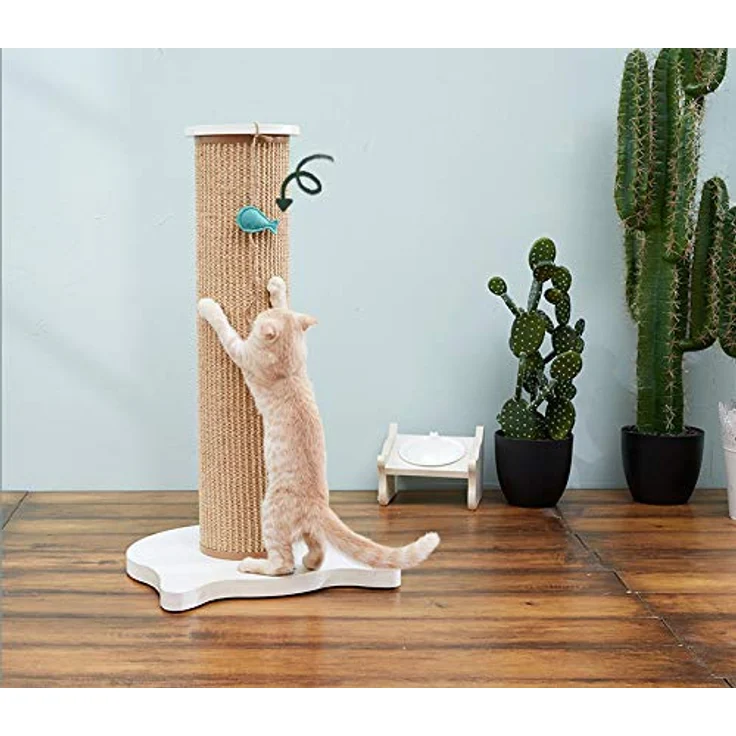 Cats Design Kratzbaum Grosse Katzen stabil/Kratzstange XXL Edel/Kratzsäule Kratzmöbel Kratzturm Strong Stray G – Bild 3