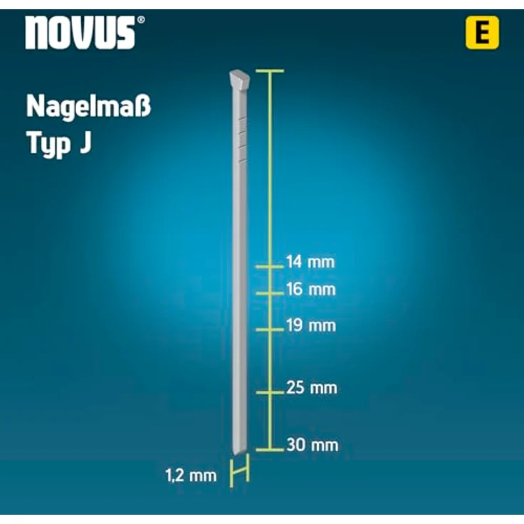 Novus Handtacker Novus Tools 044-0088 Tackernägel Typ J 14 mm 1, Kartonverpackung (Schiebe-Faltschachtel) - silber – Bild 3