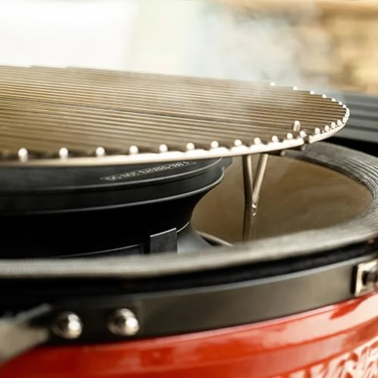 Kamado Joe® SloRoller für Big Joe Schwarz, innovativer Fleischhalter mit patentierter Harvard-Technik für optimale Rauchentwicklung und Temperaturkontrolle. – Bild 4