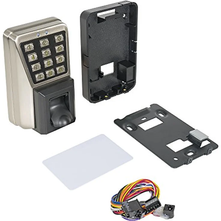 PNI Finger 300, Zugangssystem zur biometrischen Kontrolle mit Fingerabdruckleser, Passwortschutz und 3000 Fingerabdruck-Speicher, schwarz – Bild 3