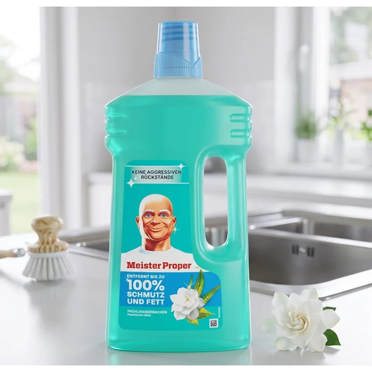 MEISTER PROPER Allzweckreiniger Frühlingserwachen, citrusduftend, 1 l, streifenfrei für alle Oberflächen