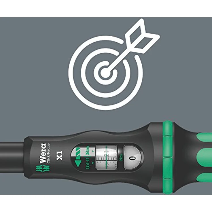 Wera '05075651001 Click-Torque X 1 Drehmomentschlüssel für Einsteckwerkzeuge, 9x12 x 2,5-25 Nm – Bild 5