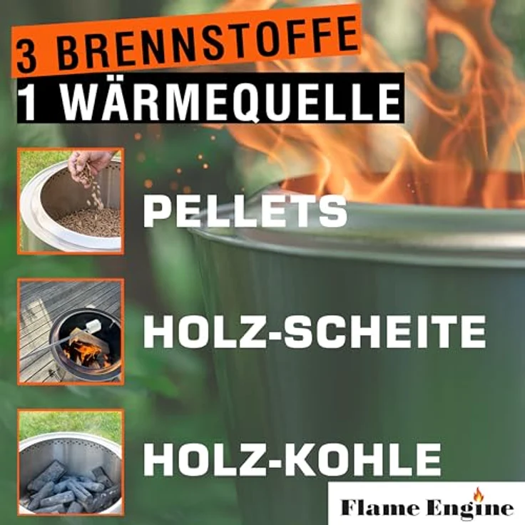 Flame Engine Feuerschale Vulcano Vesuv – Bild 4
