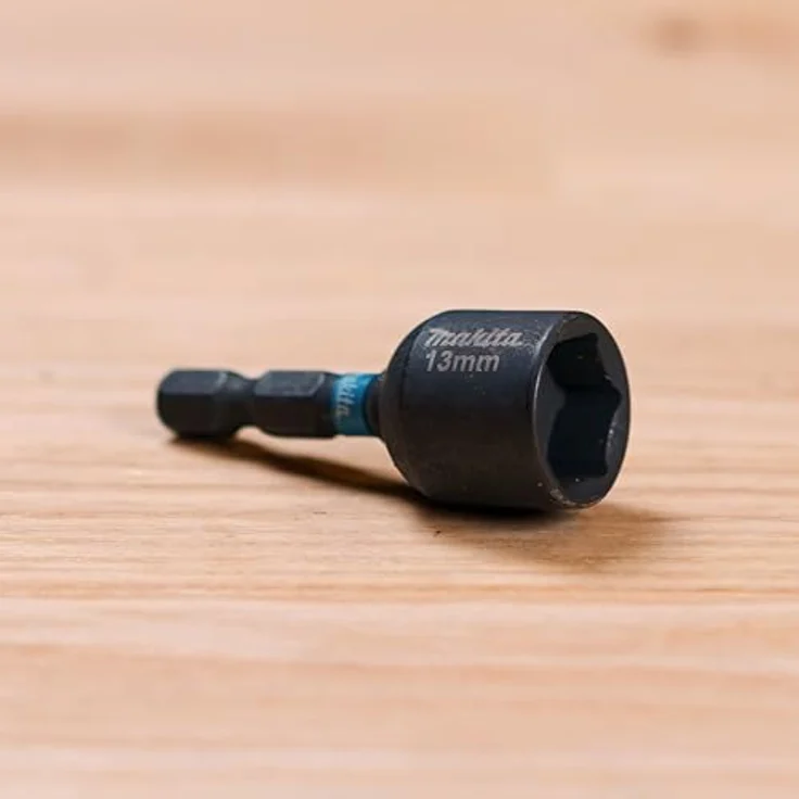 Makita B-66852 Bit- und Steckschlüsselset, magnetischer Steckschlüssel 13 mm mit 1/4″ Sechskantaufnahme aus S2-Spezialstahl – Bild 5