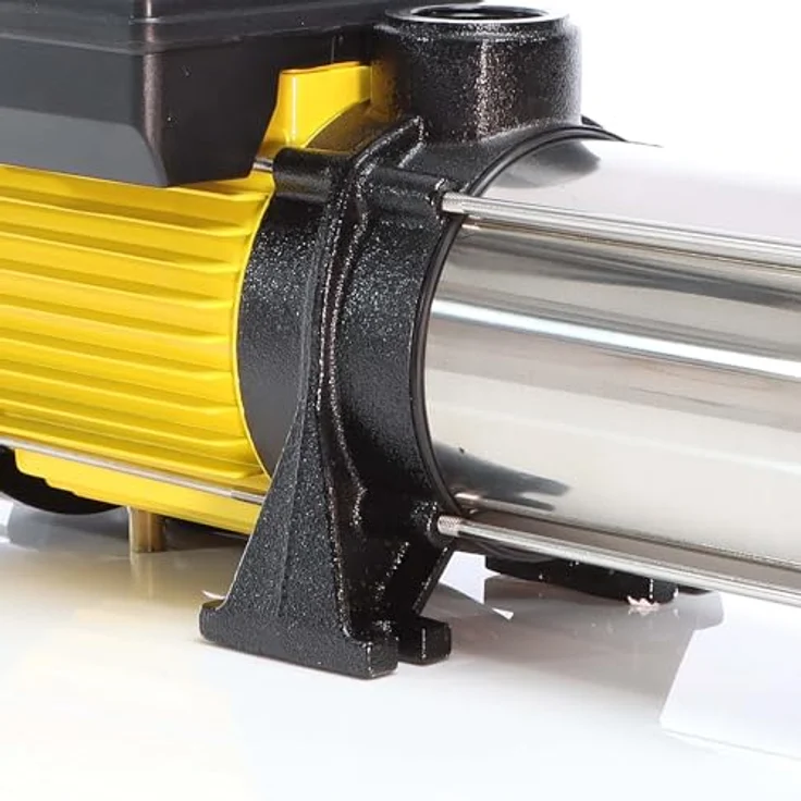 XPOtool Mehrstufige Kreiselpumpe 10200l/h 1650W Förderhöhe 65m, Ansaughöhe 8m, 2850U/min, Wasserpumpe für Hauswasserwerke, Haus und Garten – Bild 4