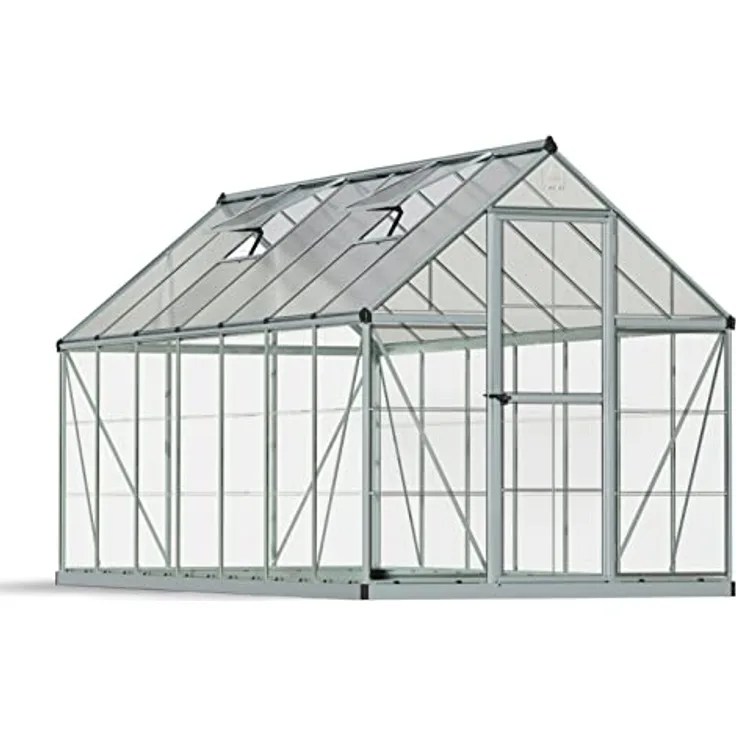 Palram Gewächshaus Hybrid 6x14 Silber
