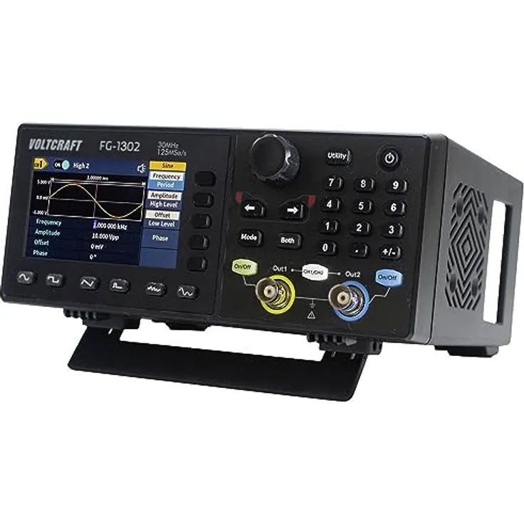 VOLTCRAFT FG-1302 Funktionsgenerator netzbetrieben 1 µHz - 30 MHz 2-Kanal Arbiträr