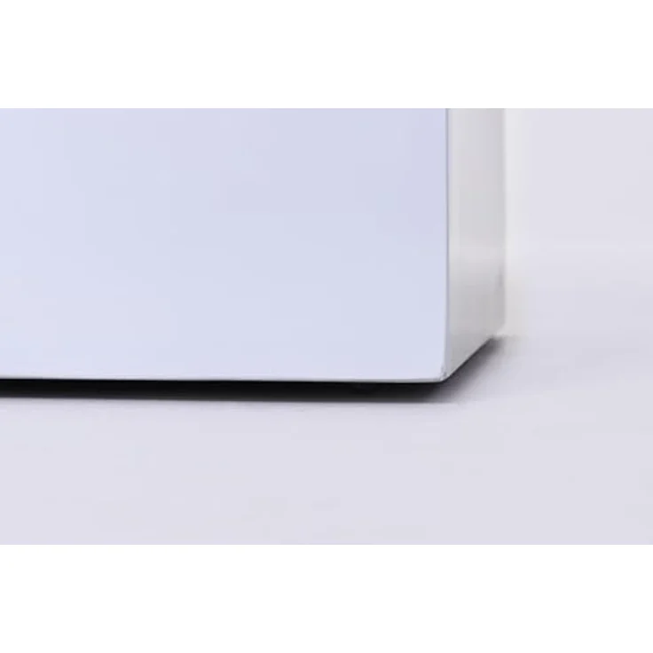 VIVANNO Pflanzkübel Fiberglas ELEMENTO auf Rollen, weiß matt, 88x30x75 cm, ideal als Raumteiler und Sichtschutz – Bild 6