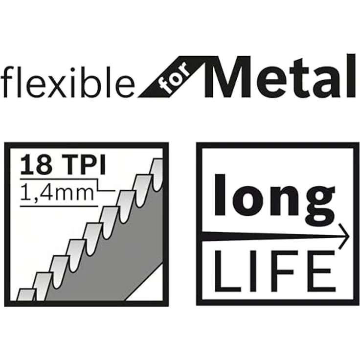 Bosch Professional 2608657551 Säbelsägeblatt 25 Säbelsägebl. S 922 EF - Preisvergleich – Bild 5